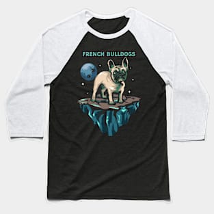 French Bulldogs in space Baseball T-Shirt